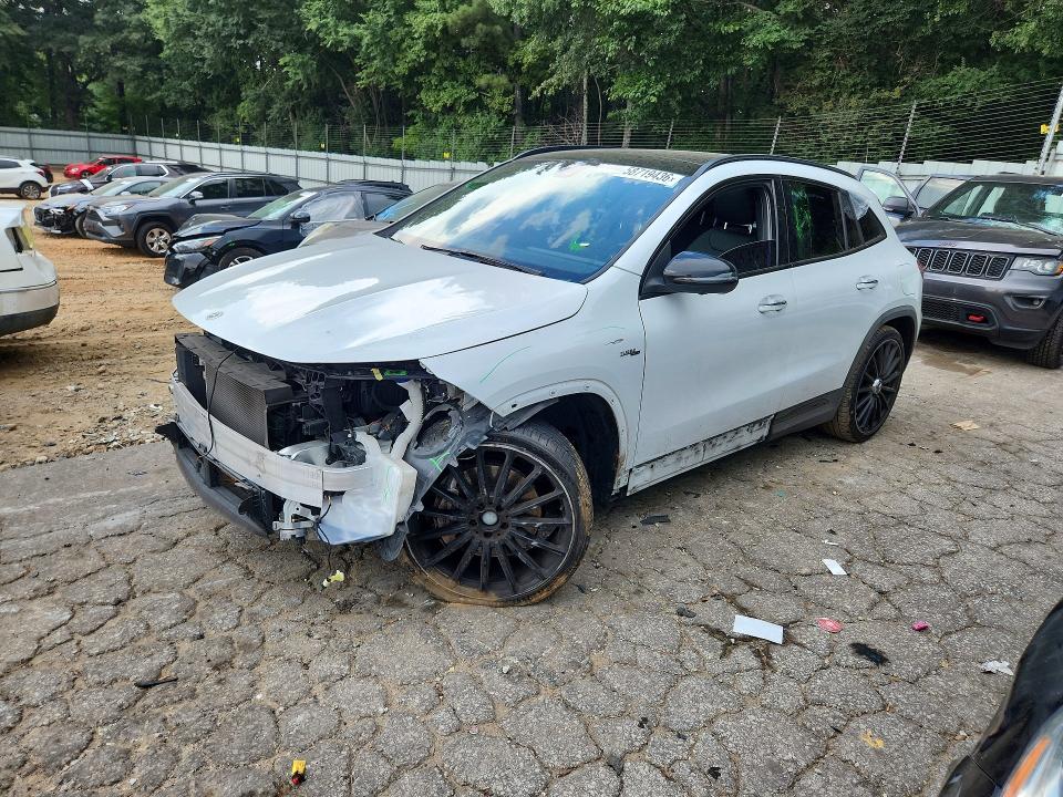2022 Mercedes-benz Gla-klasse amg VIN W1N4N5BBXNJ405002 COPART salvage auction — FRONT END, Ga - Cert Of Title-Salvage, sold $5,000 on 2026-07-21 (photo 1)