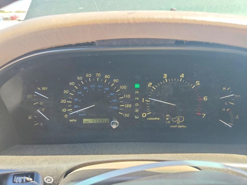 1998 Lexus Lx 470 VIN JT6HT00W9W0005731 COPART salvage auction — FRONT END, Ca - Salvage Certificate, sold $3,600 on 2026-07-14 (photo 9)