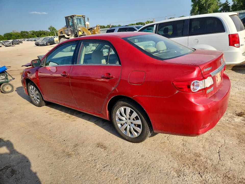 2013 Toyota Corolla VIN JTDBU4EE3DJ119556 COPART salvage auction — FRONT END, KS - CERT OF TITLE-SALVAGE, sold $175 on 2026-07-27 (photo 2)