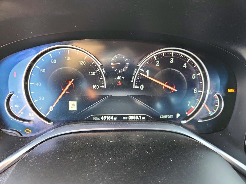 2017 BMW VIN WBA7E4C58HGU99435 COPART salvage auction — FRONT END, Fl - Cert Of Title Slvg Rebuildable, sold $7,400 on 2026-08-06 (photo 9)