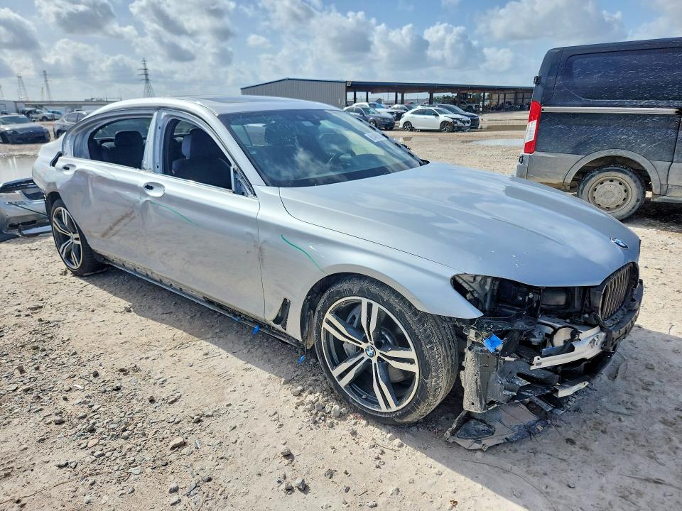 2019 BMW 7 series VIN WBA7F0C50KGM25469 COPART salvage auction — ALL OVER, Tx - Salvage Vehicle Title, sold $2,850 on 2026-07-24 (photo 4)
