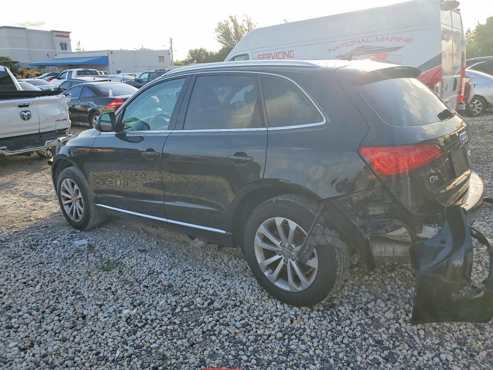 2013 Audi Q5 VIN WA1LFAFPXDA051750 COPART salvage auction — REAR END, Fl - Cert Of Title Slvg Rebuildable, sold $275 on 2026-07-28 (photo 2)
