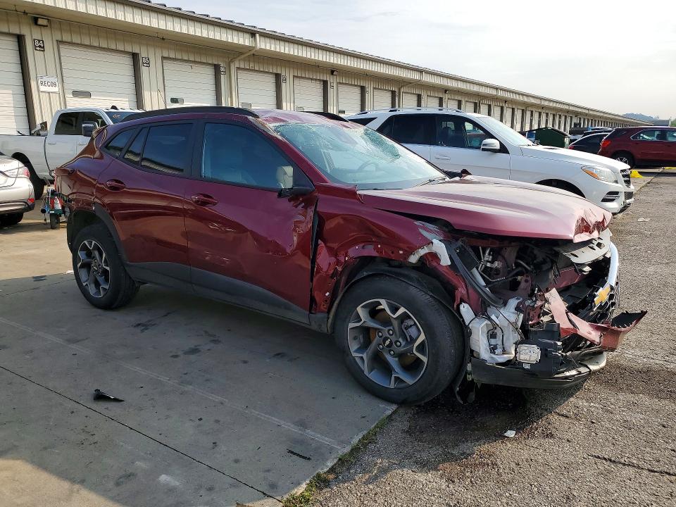 2025 Chevrolet Trax VIN KL77LHEP1SC208428 COPART salvage auction — ROLLOVER, Ky - Cert Of Title-Salvage, sold $2,150 on 2026-07-13 (photo 4)