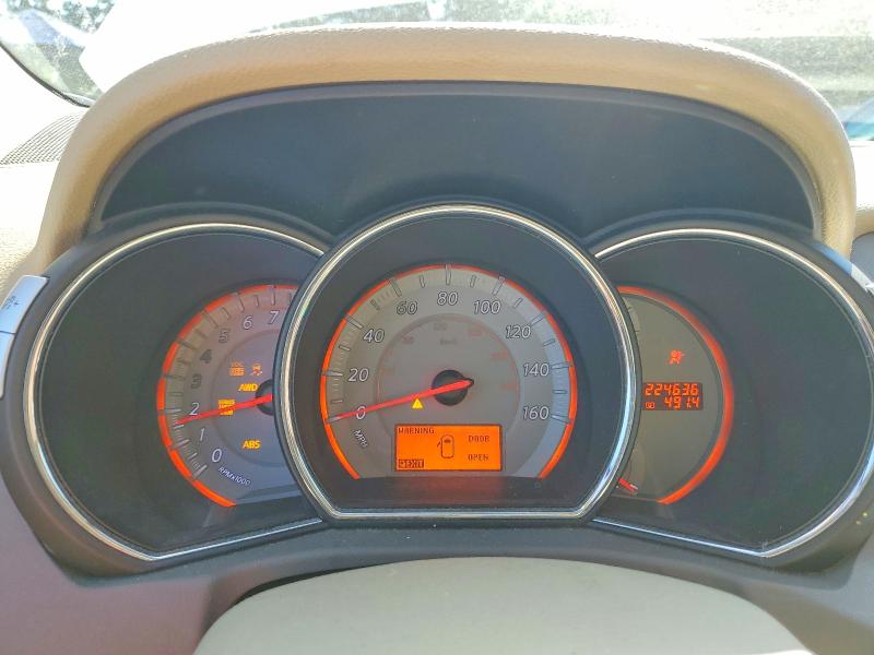 2009 Nissan Murano VIN JN8AZ18W59W127592 COPART salvage auction — SIDE, WA - BILL OF SALE, sold $175 on 2026-07-21 (photo 9)