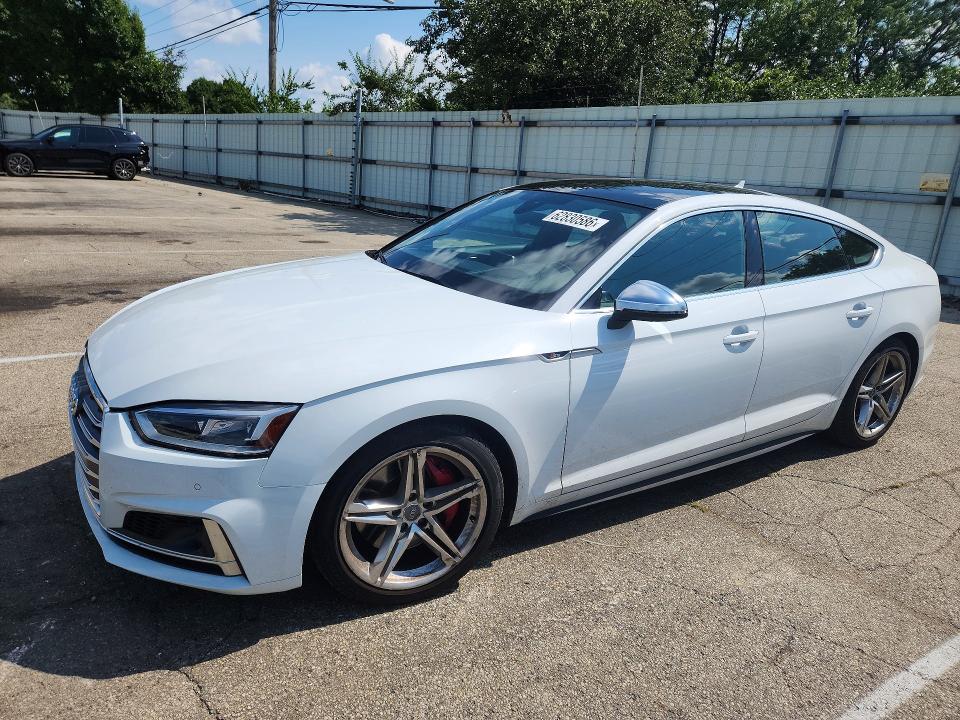 2018 Audi S5 VIN WAUC4CF5XJA132505 — COPART salvage auction photo
