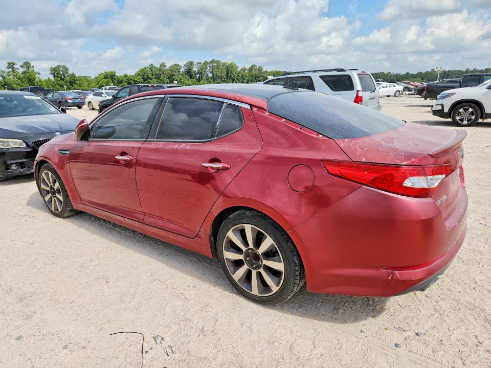 2013 Kia Optima VIN 5XXGR4A6XDG220801 COPART salvage auction — SIDE, Tx - Certificate Of Title, sold $800 on 2026-07-17 (photo 2)