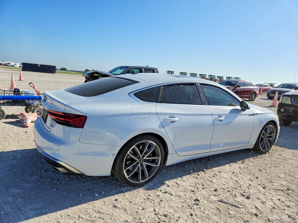 2024 Audi A5 VIN WAUEACF53RA069373 COPART salvage auction — SIDE, Tx - Salvage Vehicle Title, sold $7,800 on 2026-07-16 (photo 3)