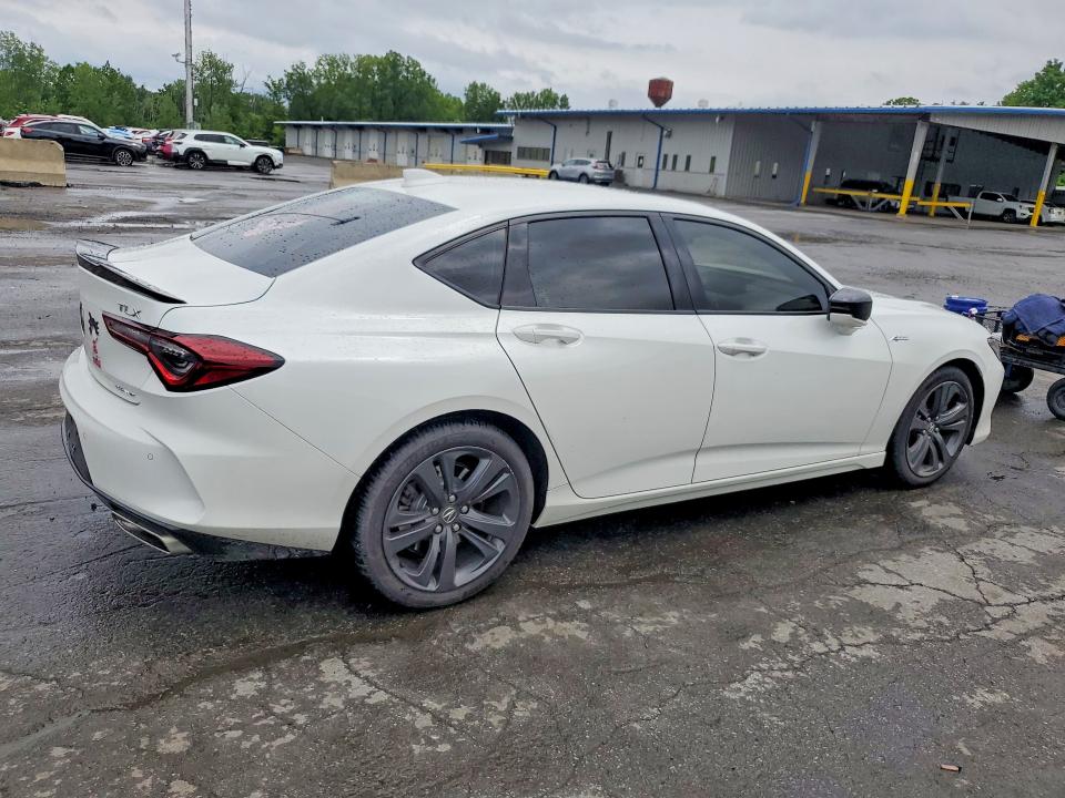 2023 Acura Tlx VIN 19UUB6F58PA002473 COPART salvage auction — REAR END, Ny - Mv-907A Salvage Certificate, sold $10,100 on 2026-08-20 (photo 3)