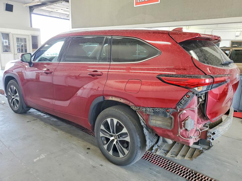 2020 Toyota Highlander VIN 5TDHZRBH0LS039706 COPART salvage auction — REAR END, Wa - Bill Of Sale, sold $6,400 on 2026-07-24 (photo 2)