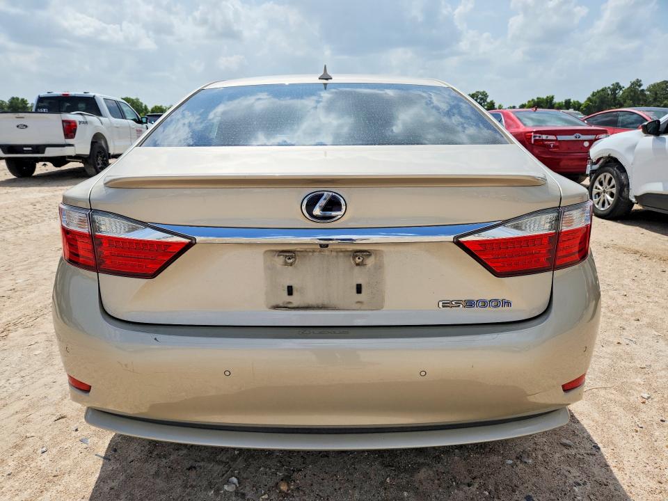 2013 Lexus Es 300h VIN JTHBW1GG7D2008248 COPART salvage auction — NORMAL WEAR, Tx - Certificate Of Title, sold $700 on 2026-07-28 (photo 6)