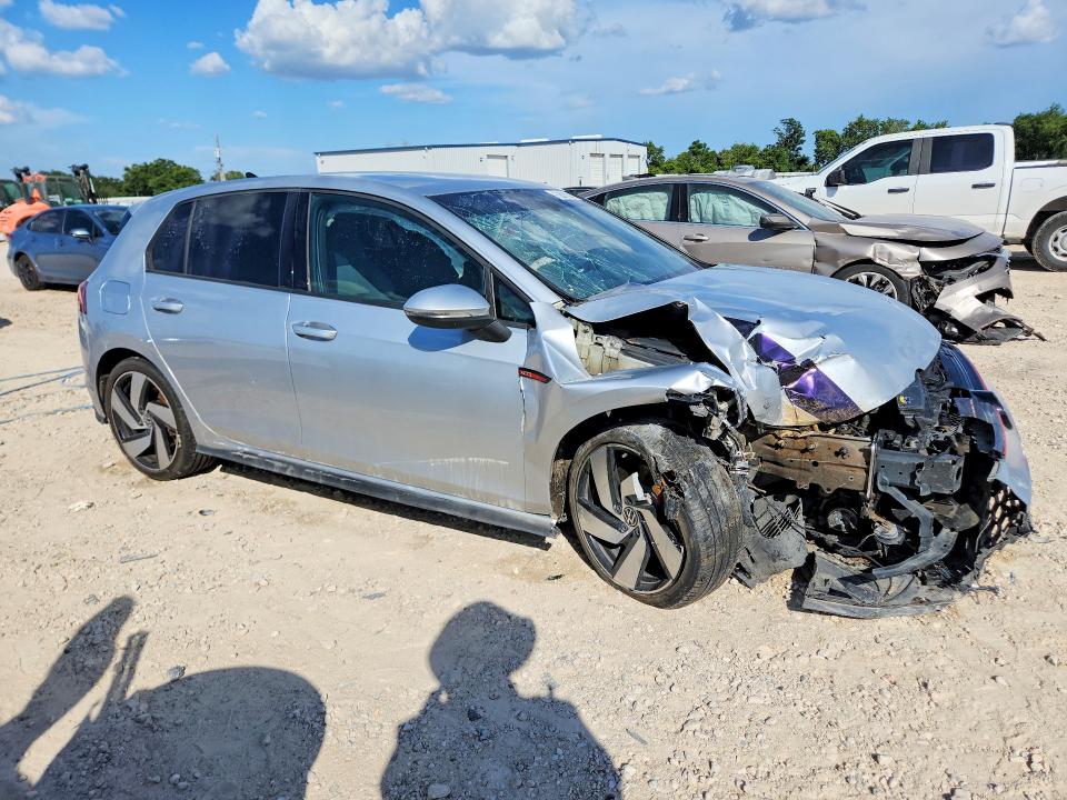 2022 Volkswagen Gti VIN WVWH87CD4NW158719 COPART salvage auction — FRONT END, Tx - Certificate Of Title, sold $975 on 2026-08-11 (photo 4)