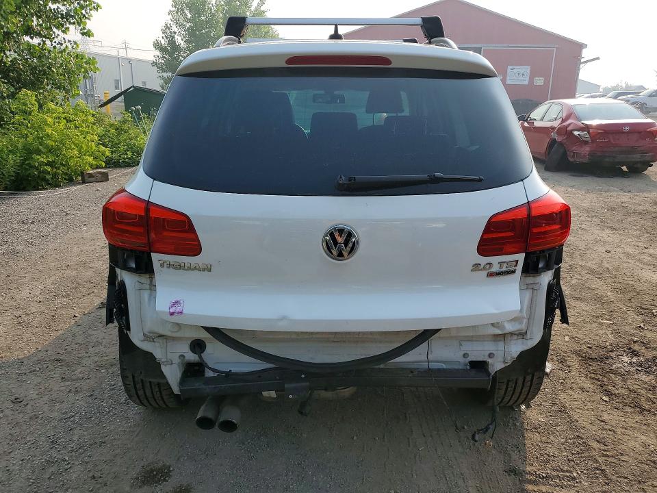 2017 Volkswagen Tiguan VIN WVGNV7AX8HK015448 COPART salvage auction — REAR END, ON - PERMIT SALVAGE, sold $2,500 on 2026-07-30 (photo 6)