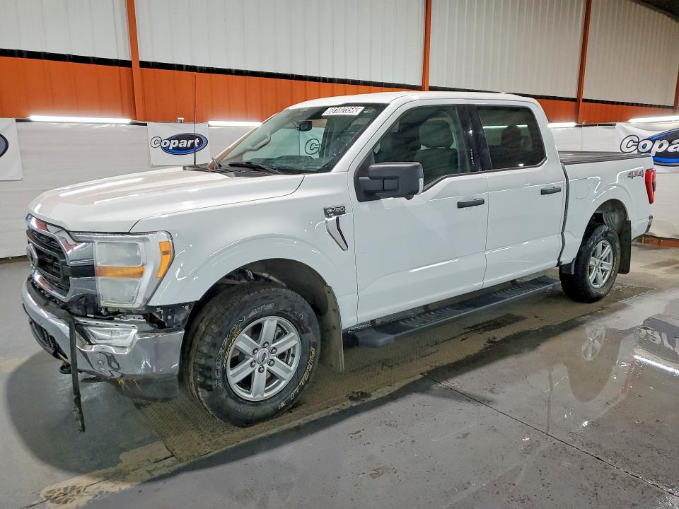 2021 Ford F-150 lightning VIN 1FTFW1E86MFC10845 COPART salvage auction — MINOR DENT/SCRATCHES, AB - BOS - ACTIVE, sold $9,100 on 2026-07-29 (photo 1)