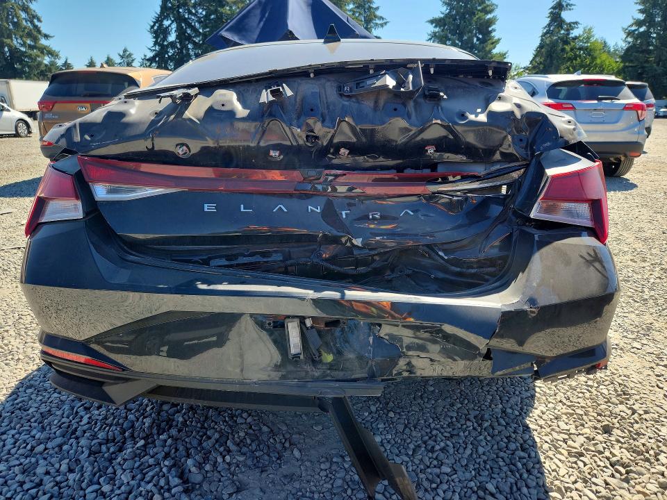 2021 Hyundai Elantra VIN 5NPLM4AG0MH048143 COPART salvage auction — REAR END, Wa - Bill Of Sale, sold $3,250 on 2026-07-17 (photo 6)