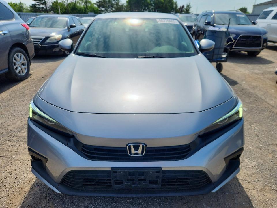 2022 Honda Civic VIN 2HGFE2F2XNH117458 COPART salvage auction — SIDE, ON - PERMIT NO BRAND - UNFIT, sold $250 on 2026-07-23 (photo 5)