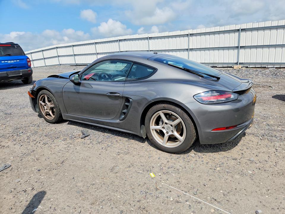 2017 Porsche Cayman VIN WP0AA2A88HS270594 COPART salvage auction — FRONT END, Va - Cert Of Title - Salvage, sold $16,200 on 2026-08-19 (photo 2)