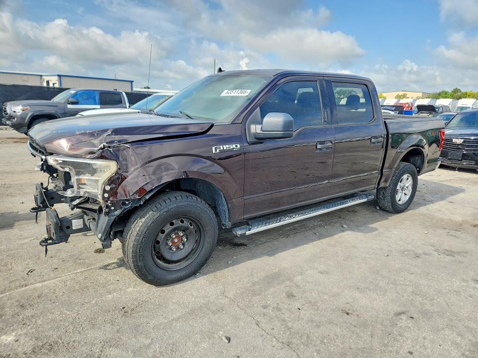 2019 Ford F-150 VIN 1FTEW1E50KFA67597 — COPART salvage auction photo
