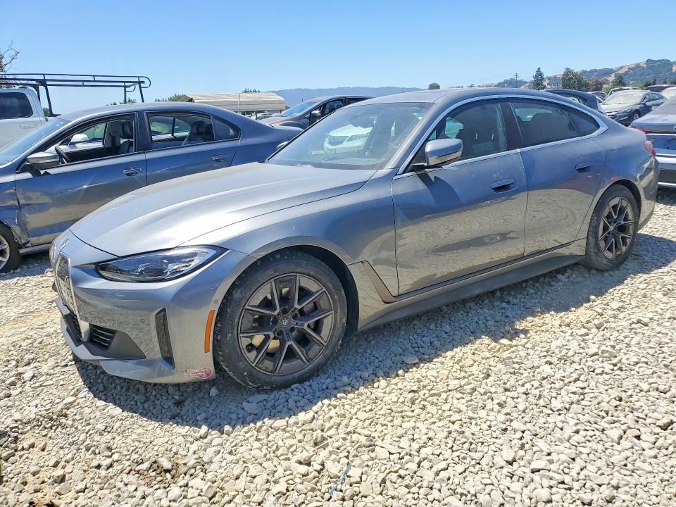 2024 BMW I4 VIN WBY43AW06RFT21488 — COPART salvage auction photo