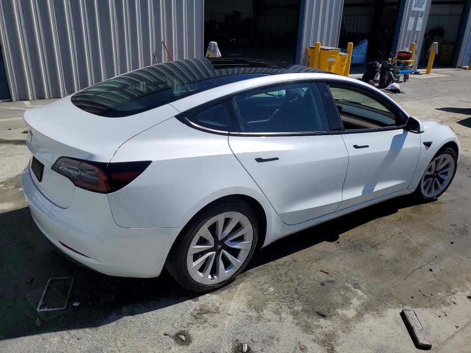 2023 Tesla Model 3 VIN 5YJ3E1EA7PF460032 COPART salvage auction — MECHANICAL, CA - CERTIFICATE OF TITLE, sold $8,200 on 2026-07-22 (photo 3)