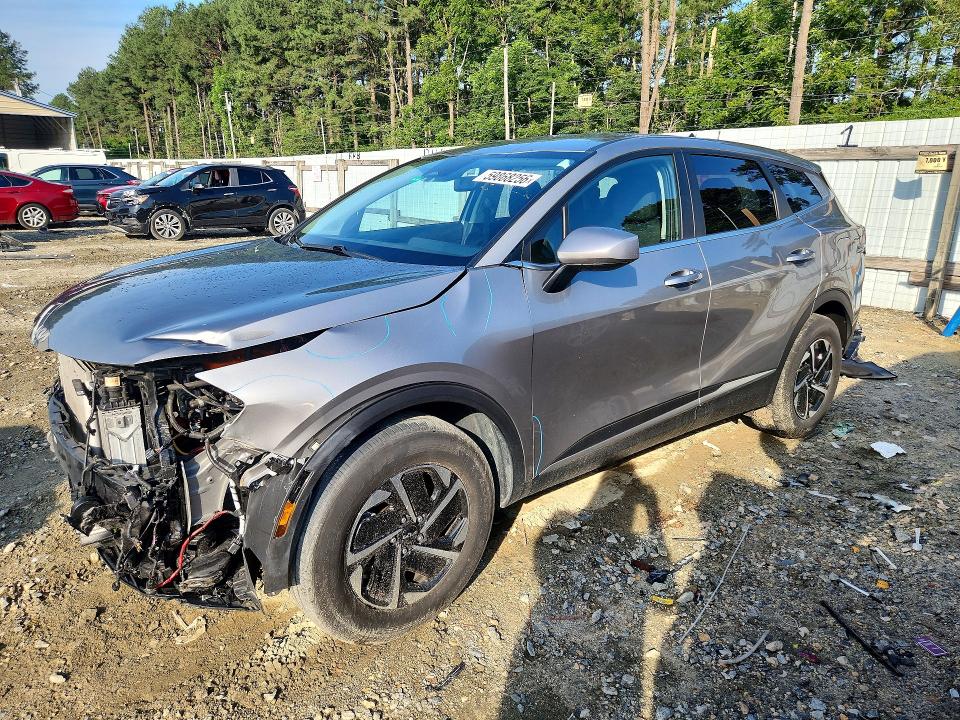 2023 Kia Sportage VIN KNDPUCAG9P7064636 COPART salvage auction — FRONT END, Md - Cert Of Salvage < 75% Damage, sold $250 on 2026-07-28 (photo 1)