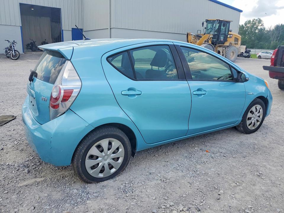 2014 Toyota Prius c VIN JTDKDTB34E1079597 COPART salvage auction — NORMAL WEAR, Ny - Certificate Of Title, sold $1,150 on 2026-07-20 (photo 3)