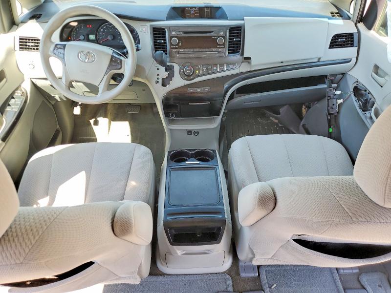 2014 Toyota Sienna VIN 5TDKK3DC5ES464236 COPART salvage auction — SIDE, CA - SALVAGE CERTIFICATE, sold $825 on 2026-07-31 (photo 8)