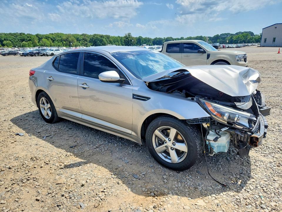 2015 Kia Optima VIN 5XXGM4A72FG477641 COPART salvage auction — FRONT END, Ar - Cert Of Title-Salvage, sold $450 on 2026-07-27 (photo 4)
