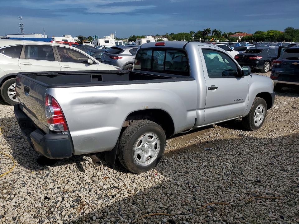 2010 Toyota Tacoma VIN 5TENX4CN6AZ694114 COPART salvage auction — FRONT END, Fl - Certificate Of Title, sold $650 on 2026-07-28 (photo 3)
