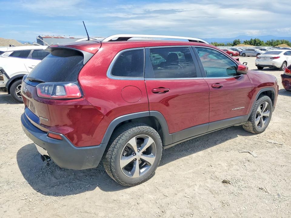 2019 Jeep Cherokee VIN 1C4PJMDXXKD250416 COPART salvage auction — REAR END, Salvage Title, sold $2,000 on 2026-07-24 (photo 3)