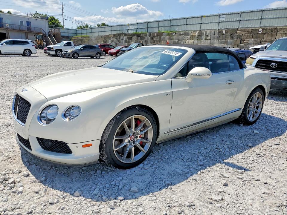 2015 Bentley Continental VIN SCBGH3ZA7FC042258 COPART salvage auction — WATER/FLOOD, Oh - Cert Of Title-Salvage Flood, sold $22,900 on 2026-09-04 (photo 1)