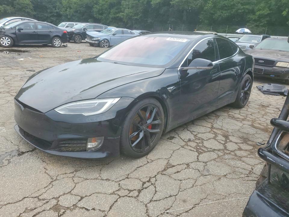 2017 Tesla Model s VIN 5YJSA1E2XHF189680 — COPART salvage auction photo