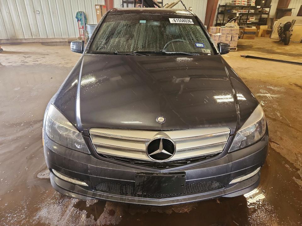 2011 Mercedes-benz C class VIN WDDGF5EB3BR168675 COPART salvage auction — REAR END, Tx - Dealer Only Clean Title (P), sold $525 on 2026-08-14 (photo 5)