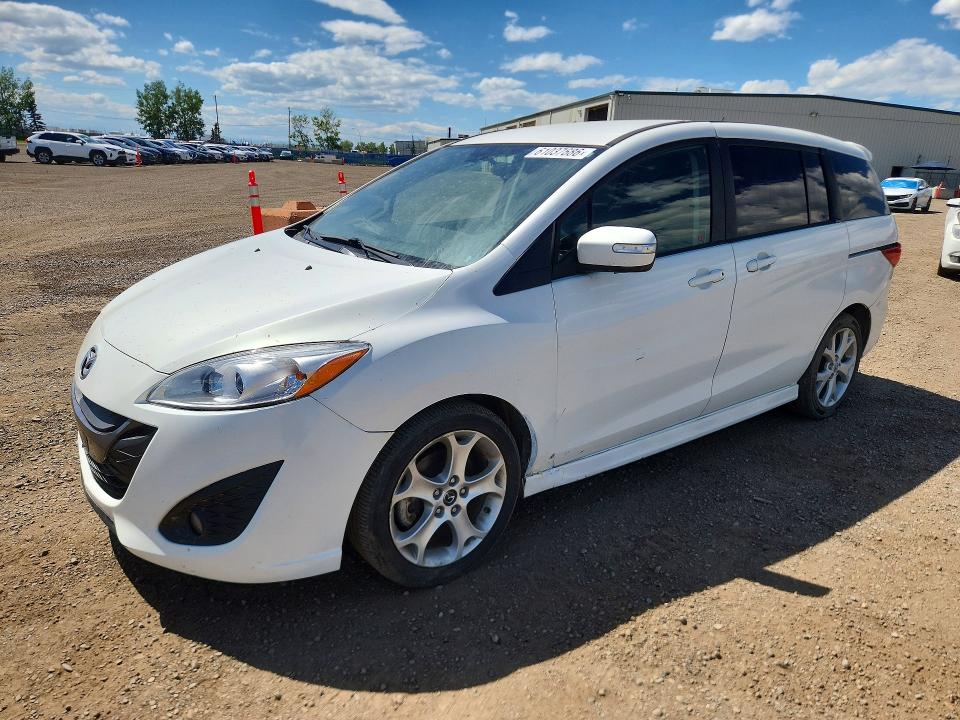 2013 Mazda 5 VIN JM1CW2DL4D0157161 COPART salvage auction — FRONT END, Ab - Bos - Rebuilt, sold $350 on 2026-07-21 (photo 1)