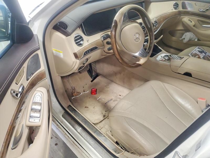 2014 Mercedes-benz S class VIN WDDUG8CB9EA057992 COPART salvage auction — MECHANICAL, SC - CERTIFICATE OF TITLE, sold $4,200 on 2026-08-11 (photo 8)