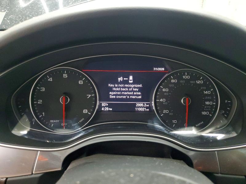 2016 Audi A6 VIN WAUGFAFC4GN058031 COPART salvage auction — MINOR DENT/SCRATCHES, GA - CERTIFICATE OF TITLE, sold $6,300 on 2026-07-16 (photo 9)