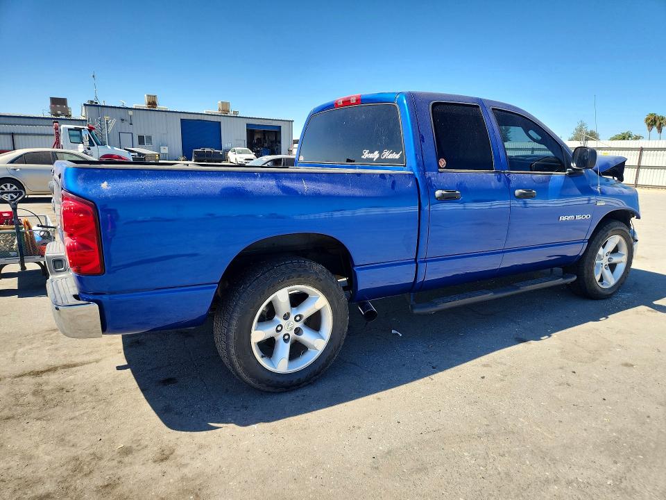 2007 Dodge Ram 1500 VIN 1D7HA182X7S222108 COPART salvage auction — FRONT END, CA - SALVAGE CERTIFICATE, sold $575 on 2026-08-21 (photo 3)