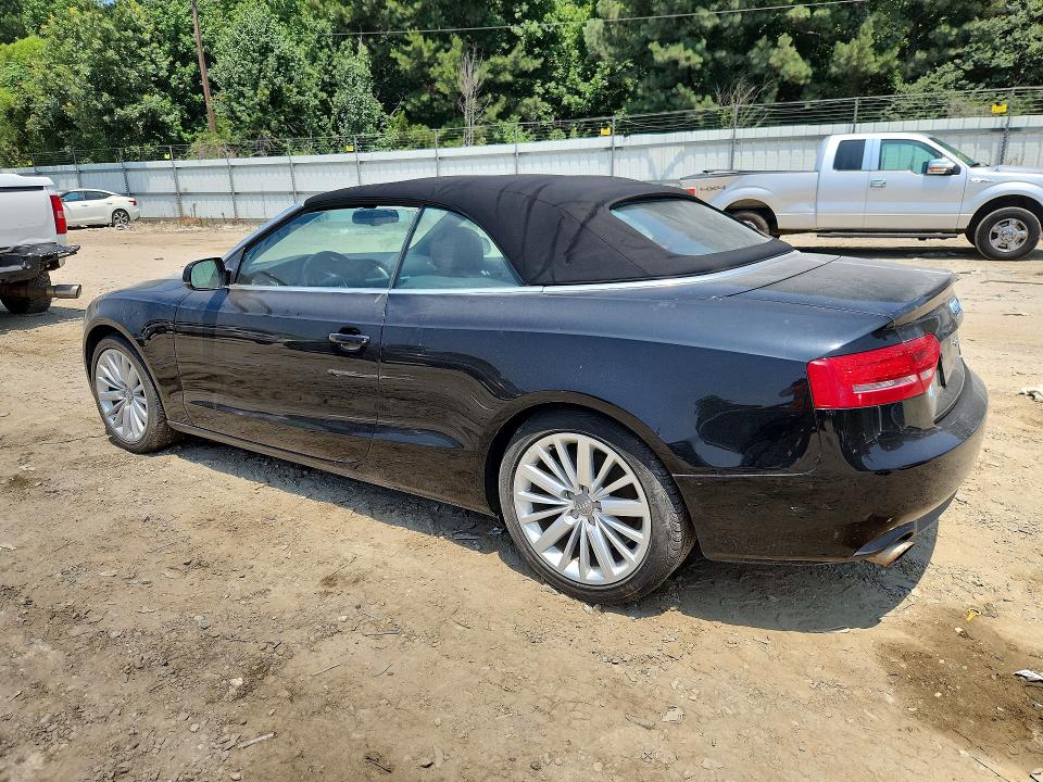 2012 Audi A5 VIN WAULFAFH2CN000455 COPART salvage auction — MECHANICAL, Va - Certificate Of Title, sold $525 on 2026-07-18 (photo 2)