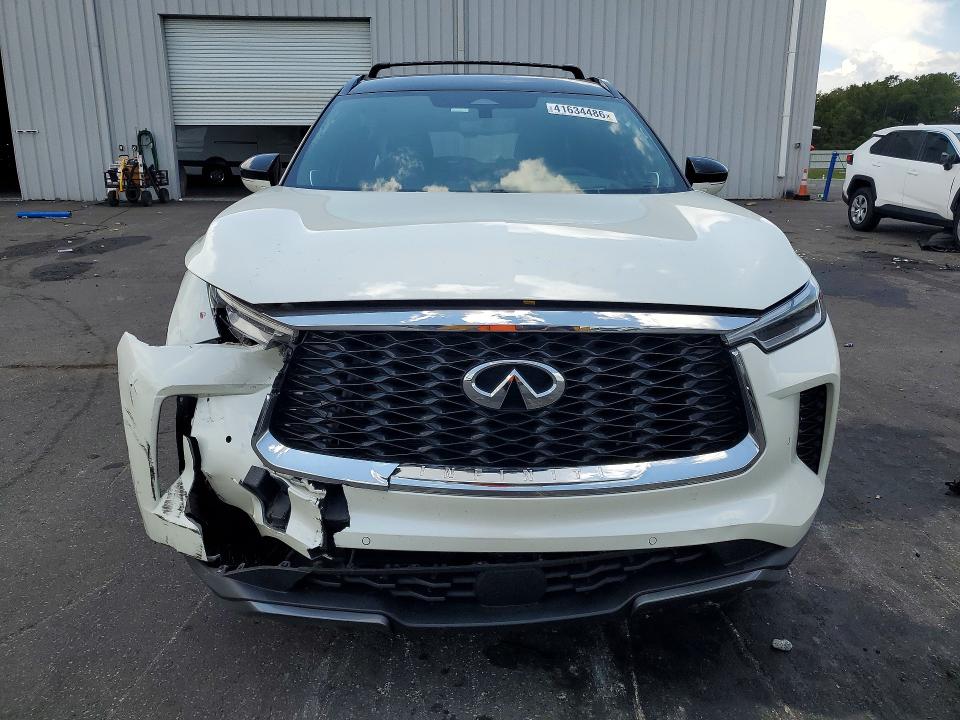 2024 Infiniti Qx60 VIN 5N1DL1HU2RC358052 COPART salvage auction — FRONT END, FL - CERT OF TITLE SLVG REBUILDABLE, sold $17,000 on 2026-08-19 (photo 5)