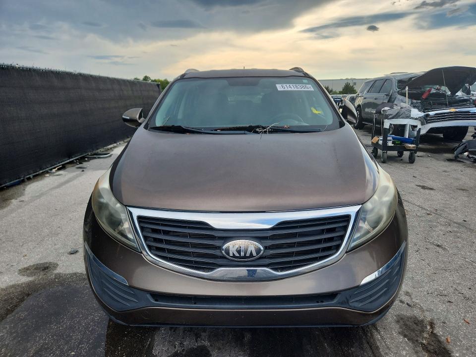 2013 Kia Sportage VIN KNDPB3A27D7480707 COPART salvage auction — SIDE, Fl - Certificate Of Title, sold $1,550 on 2026-07-21 (photo 5)