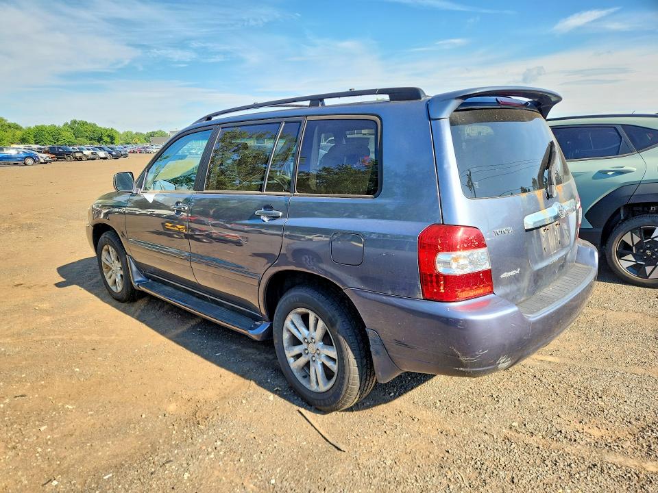 2006 Toyota Highlander hybrid VIN JTEEW21A960004768 COPART salvage auction — FRONT END, CT - CERTIFICATE OF TITLE, sold $450 on 2026-07-14 (photo 2)