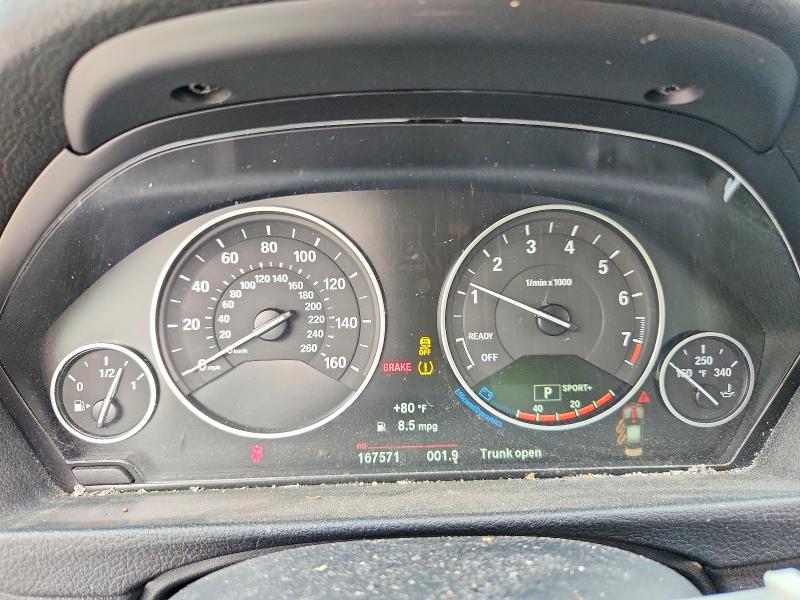 2017 BMW 3er VIN WBA8D9G32HNU63541 COPART salvage auction — FRONT END, WV - CERTIFICATE OF TITLE (P), sold $3,850 on 2026-07-28 (photo 9)