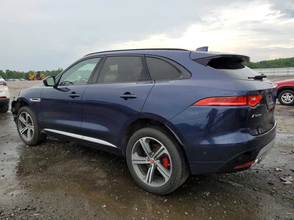 2017 Jaguar F-pace VIN SADCM2BV9HA499266 COPART salvage auction — FRONT END, VA - CERTIFICATE OF TITLE, sold $2,500 on 2026-07-15 (photo 2)