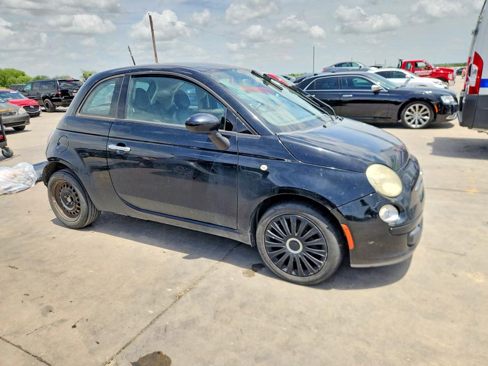 2013 Fiat 500 VIN 3C3CFFAR9DT751932 COPART salvage auction — REAR END, TX - SALVAGE VEHICLE TITLE, sold $150 on 2026-09-16 (photo 4)