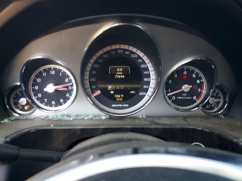 2012 Mercedes-benz VIN WDDHF7EB6CA597745 COPART salvage auction — REAR END, Ca - Salvage Certificate, sold $9,100 on 2026-07-20 (photo 9)