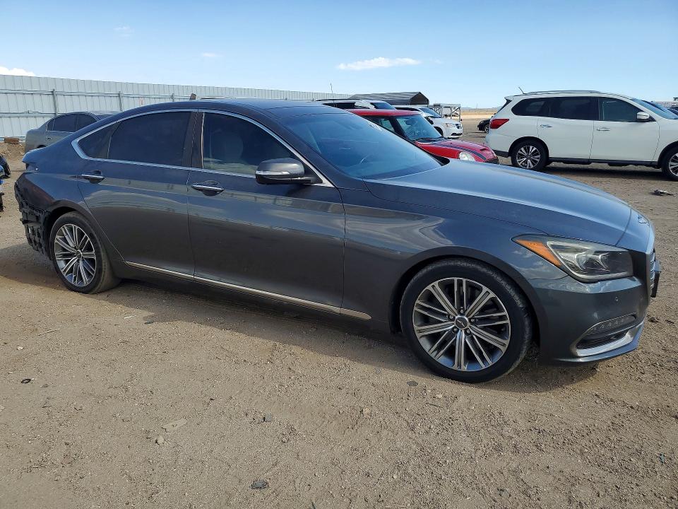 2019 Genesis G80 VIN KMTFN4JE6KU328145 COPART salvage auction — REAR END, Ca - Salvage Certificate, sold $4,600 on 2026-08-03 (photo 4)