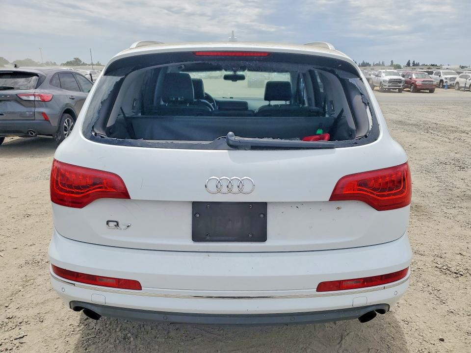 2012 Audi Q7 VIN WA1LGAFE8CD005911 COPART salvage auction — REAR END, CA - SALVAGE CERTIFICATE, sold $60 on 2026-07-21 (photo 6)