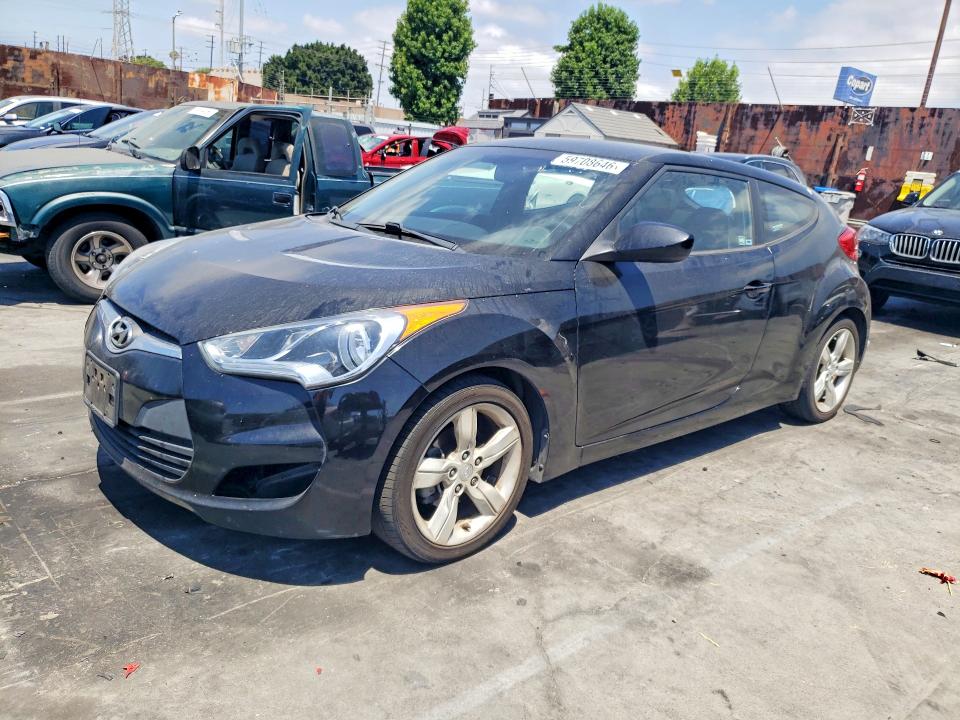 2013 Hyundai Veloster VIN KMHTC6AD6DU140461 COPART salvage auction — FRONT END, Ca - Dis/Dlr/Exp Only Clean Title, sold $1,050 on 2026-07-08 (photo 1)