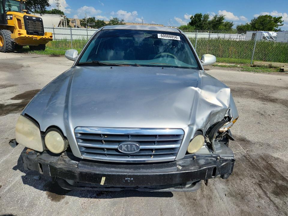 2005 Kia Optima VIN KNAGD126555383175 COPART salvage auction — FRONT END, FL - CERT OF TITLE SLVG REBUILDABLE, sold $15 on 2026-07-21 (photo 5)