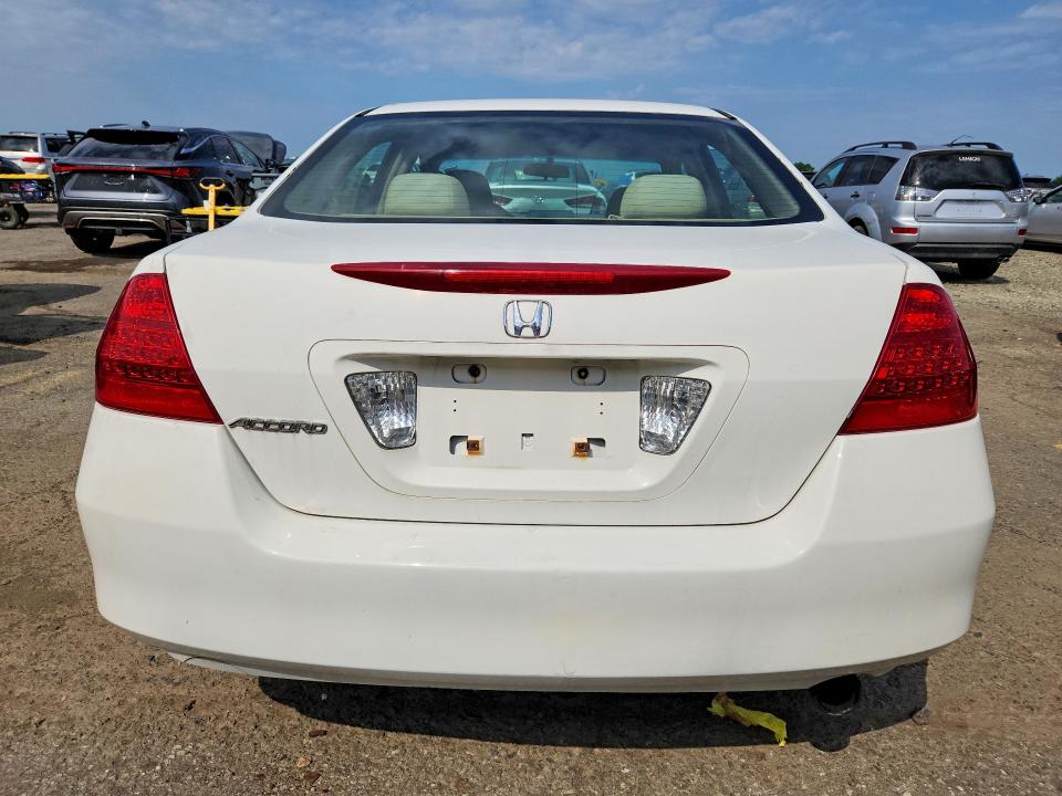 2007 Honda Accord VIN 1HGCM56387A137189 COPART salvage auction — REAR END, PA - CERTIFICATE OF SALVAGE, sold $575 on 2026-07-24 (photo 6)