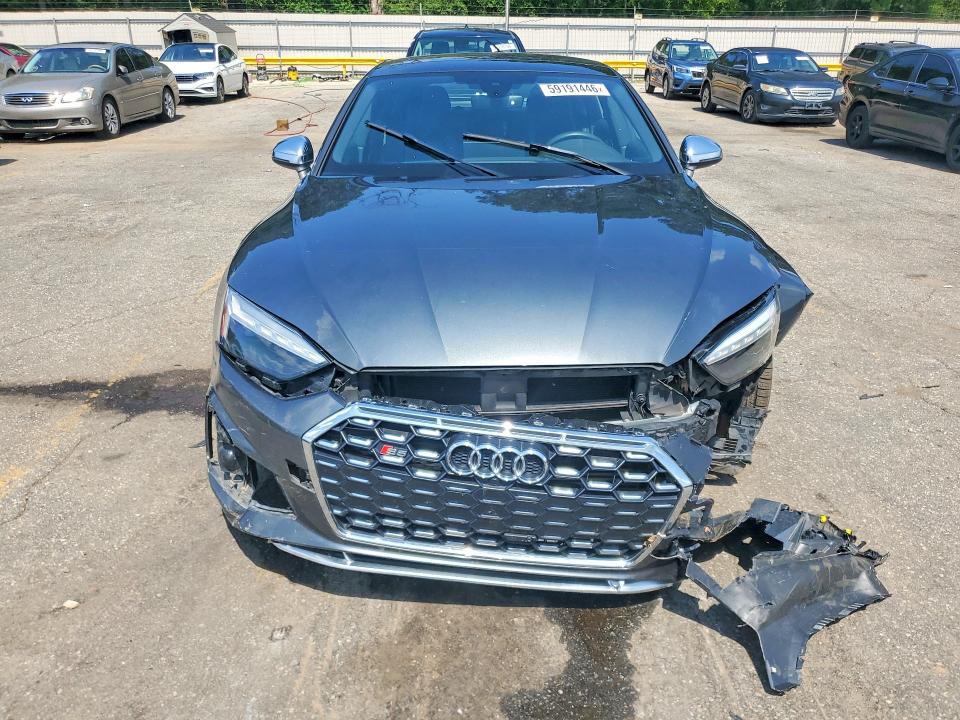 2022 Audi Rs5 VIN WAUA4CF56NA033225 COPART salvage auction — FRONT END, Al - Cert Of Title-Salvage Title, sold $15,100 on 2026-08-17 (photo 5)